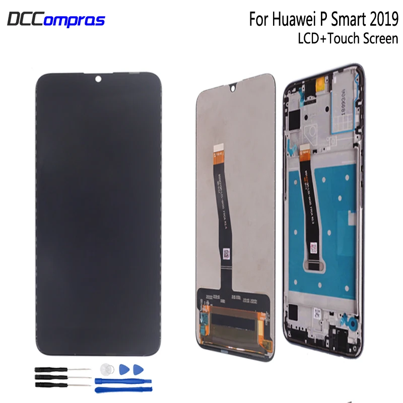 Для huawei P Smart ЖК-дисплей кодирующий преобразователь сенсорного экрана в сборе запасные части P Smart ЖК-дисплей 10 сенсорный