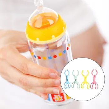 

Heat resistant Safe Practical Anti-slip Clamp Pacifier Tongs Feeding-Bottle Clamps Bottle Holder