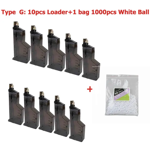 Airsoft BB Speed Loader Quick Release 155 Rounds Paintball Loader