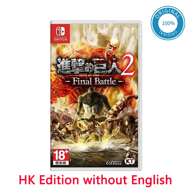 Shingeki no Kyojin 2 Final Battle (Switch, 2019) for sale online