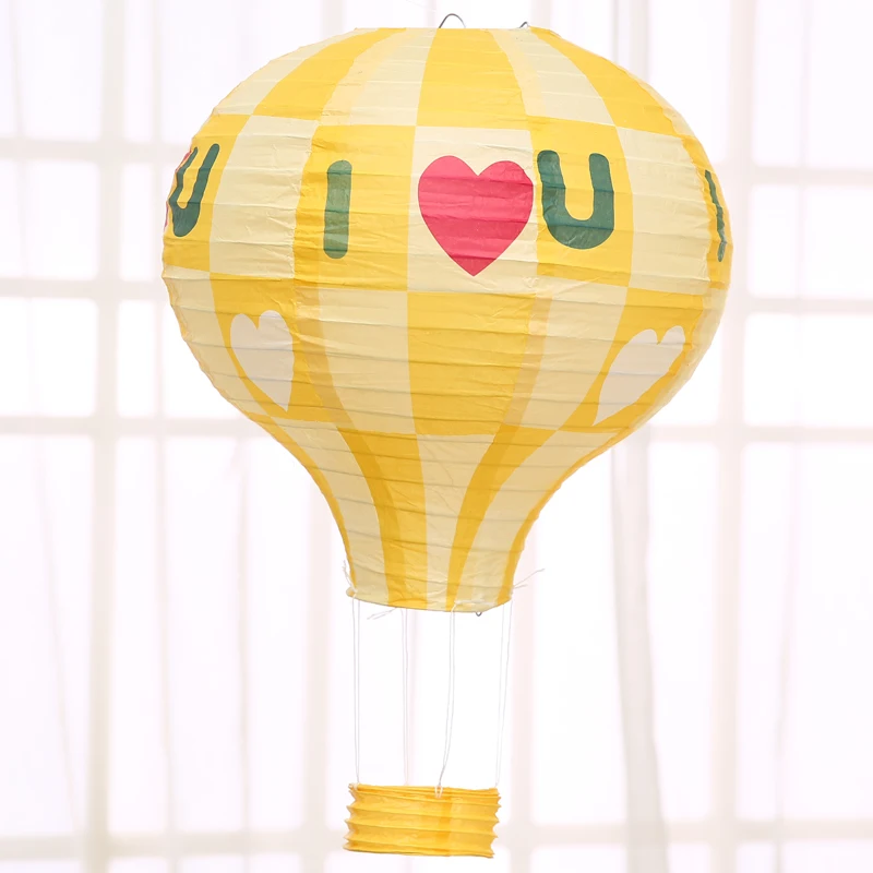 Yellow love 1 шт 12'30 см/1" 40 см украшение в виде бумажного фонаря День рождения Свадьба Вечеринка воздушный шар подвеска 26 цветов - Цвет: Yellow love