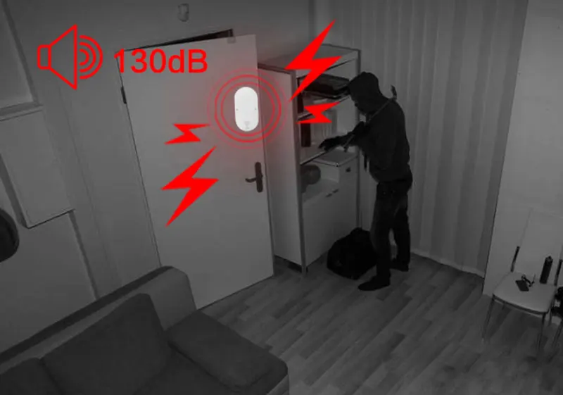 Беспроводная Магнитная сигнализация с защитой от кражи независимые дверные окна