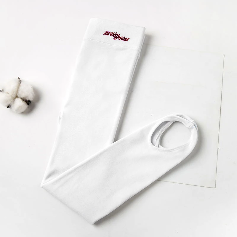 White2 Autumn Winter Girls Kids Leggings Plus Velvet To Keep Warm Candy Colors Children Girls Pants 3-16 Year Kids Leggings for Girls - Цвет: White2