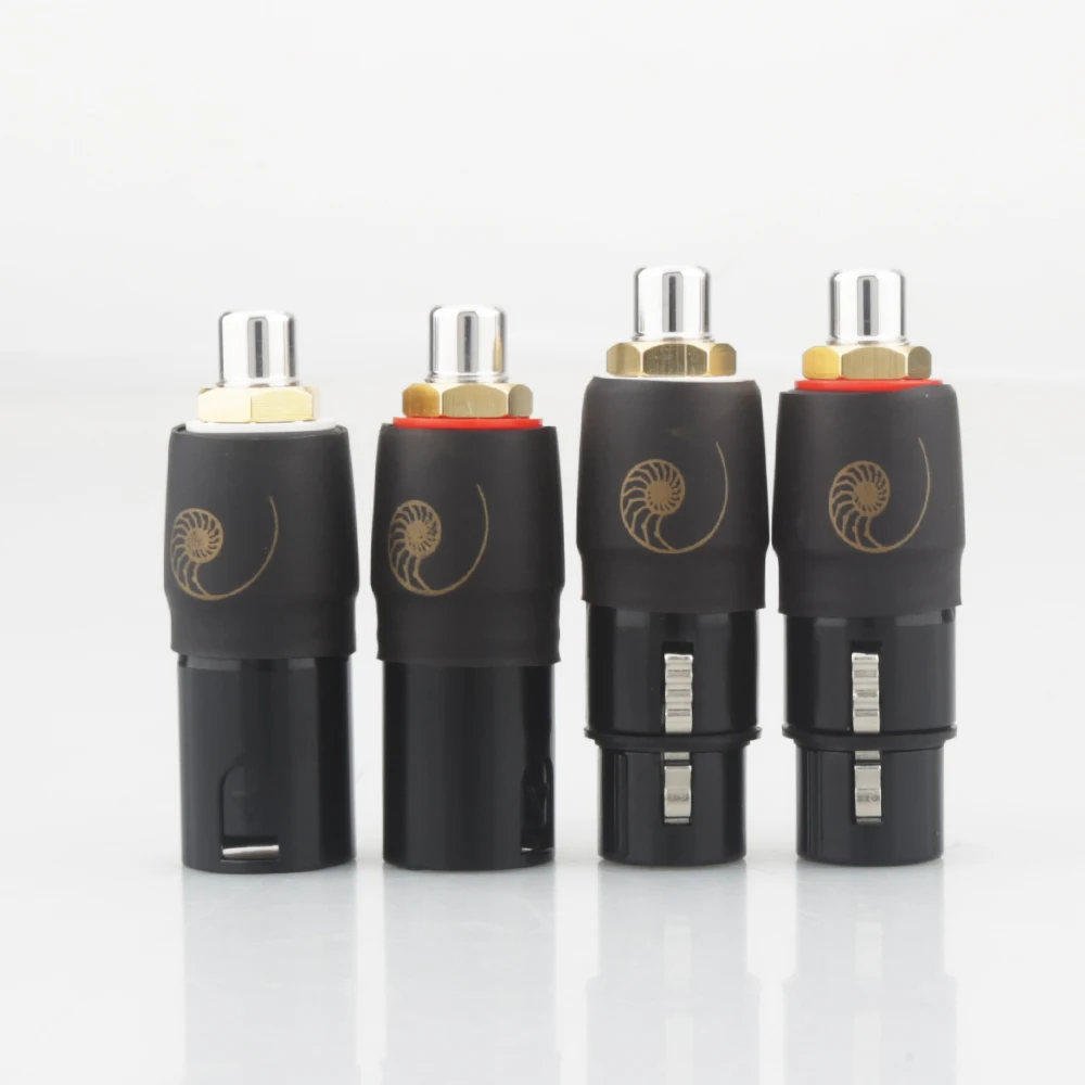 

4 шт., красный переходник с разъемами XLR на RCA