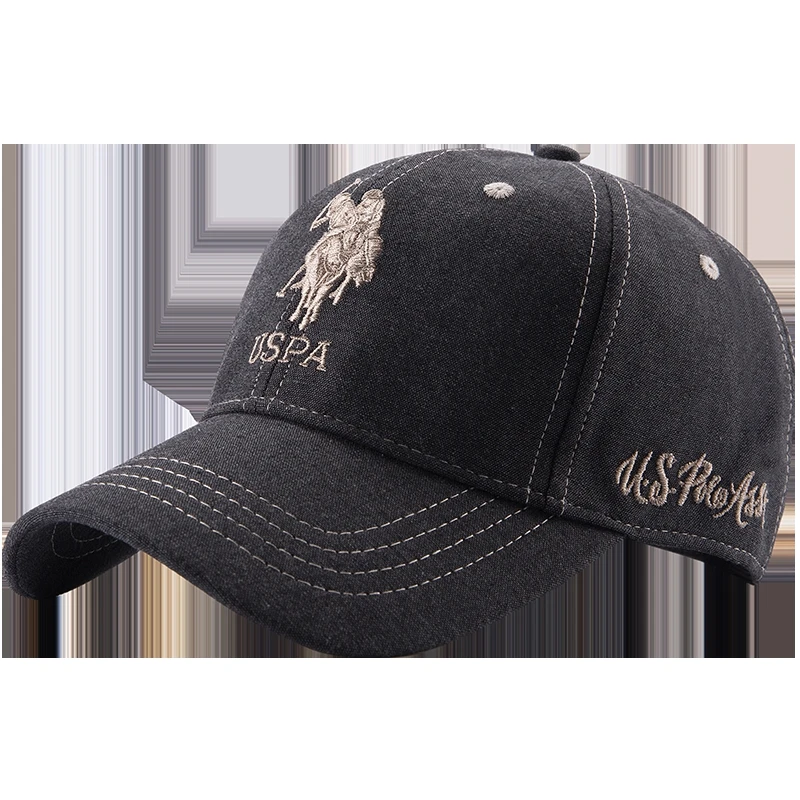 U.s. Polo Assn.2021 New Couple Baseball Caps Fashion  Embroidery Standard Cotton Adjustable Hats For Men And Women