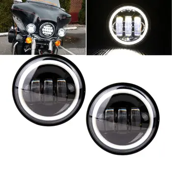 

4-1/2" 4.5 inch LED Passing Light with DRL For Pajero L200 Fog Lights Auxiliary Lamp Motorcycle Projector Headlight