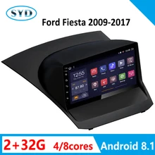 Мультимедиа авто для Ford Fiesta 2009 android стерео 2 din радио gps навигация coche Авто Авторадио-вид сзади камера FM