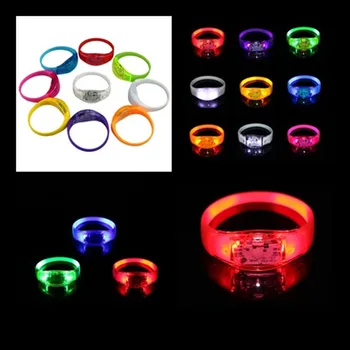 

20pcs Flashing LED Light Up Bracelet Glow Flash Bangle Club KTV Dance Party Concert Grand Event Glow bracelets