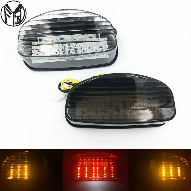 

For HONDA CBR1100XX HORNET 250 1997 1998 HORNET 600 1998-2003 Motorcycle LED Rear Turn Signal Tail Stop Light Lamps Integrated