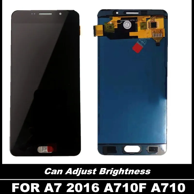 A710 LCD сменный для Samsung Galaxy A7 2016 A7100 A710F A710M ЖК-дисплей телефона с сенсорным