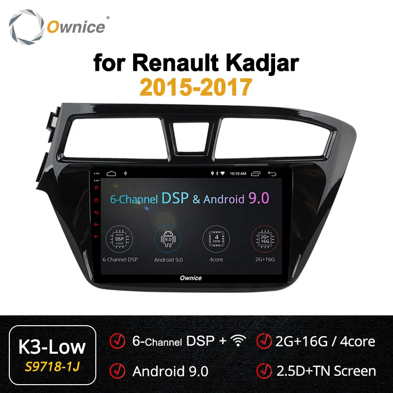 S9718-1 K3 LOW Ownice Android 9,0 Восьмиядерный 360 panorama K3 K5 K6 Автомагнитола стерео для hyundai I20-gps CD DVD плеер DSP 4G LTE оптический - Цвет: S9718-1 K3 LOW