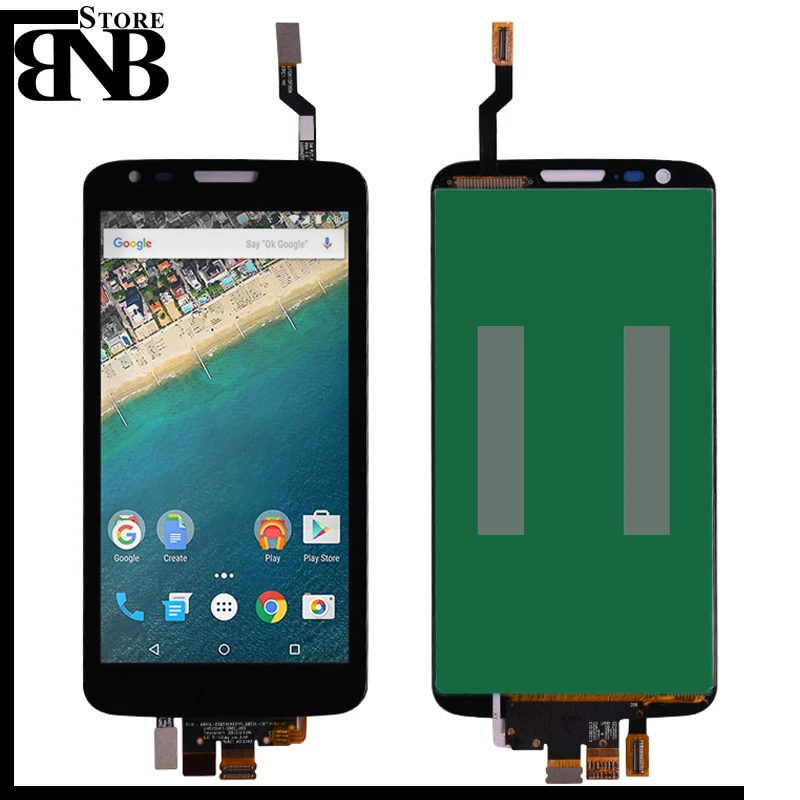 Для LG G2 D800 ЖК дисплей с рамкой без рамки для D801 D803 VS980 F320 LS980|Экраны мобильных
