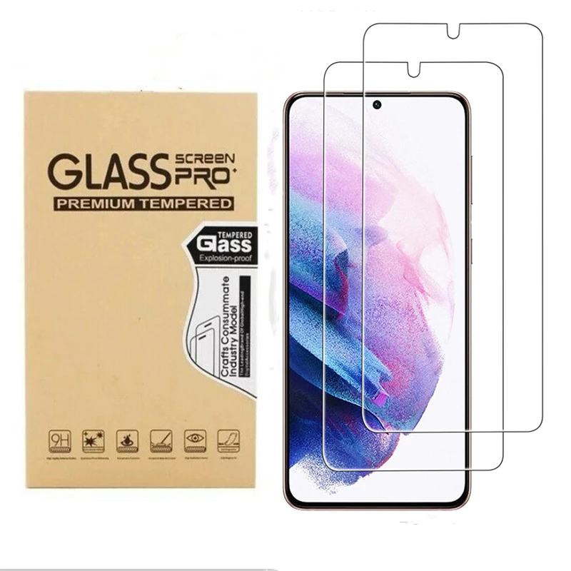 2PCS Tempered Glass for Samsung Galaxy S21 5G 6.2 inch Screen Protector HD Clear Anti-Scratch Bubble Free | Мобильные телефоны и