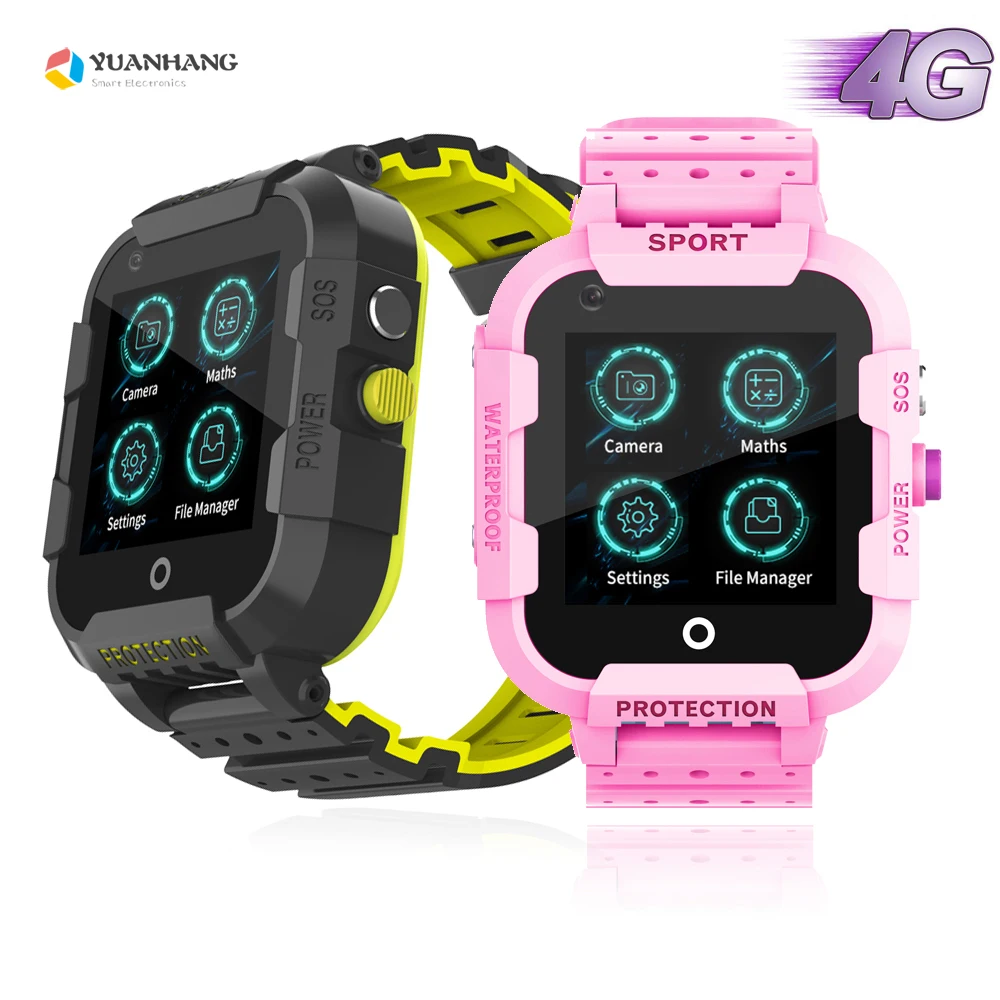  IPX7 Waterproof Smart 4G Remote Camera GPS WI-FI Child Student Smartwatch SOS Video Call Monitor Tr