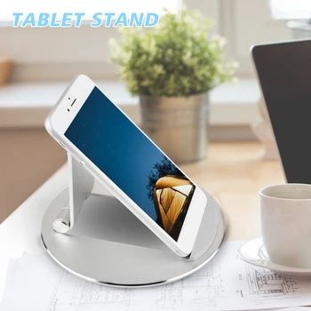 

Practical Tablet Stand Foldable Portable Adjustable Angle Phone Holder Multifunctional Home Office Aluminium Alloy Desktop