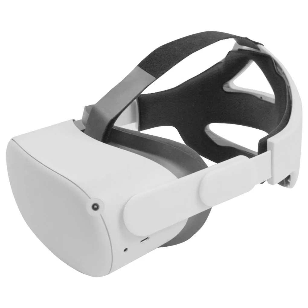 Ajustável para oculus quest 2 cinta de cabeça vr elite cinta conforto melhorar o aumento de acesso de realidade de apoio à força virtual