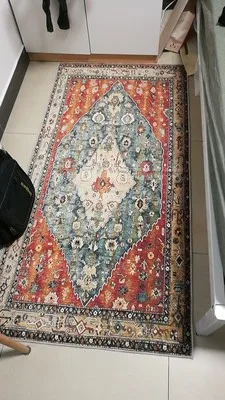 Ковер с принтом звезд в скандинавском стиле, Противоскользящий коврик для пола/коврик для ванной, мягкие детские ковры для игр, коврики для гостиной, спальни, CF - Цвет: Шоколад