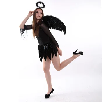

Wing Dress Up Feather Fairy Beautiful Angel Wings Costume Party Props Gift Adult Pretty Angel Wings Dressing up Three-piece