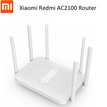 

Xiaomi Redmi Router AC2100 Gigabit 2.4G 5.0GHz Dual Band 2033Mbps Wireless Router Wifi Repeater With 6 High Gain Antennas Wider