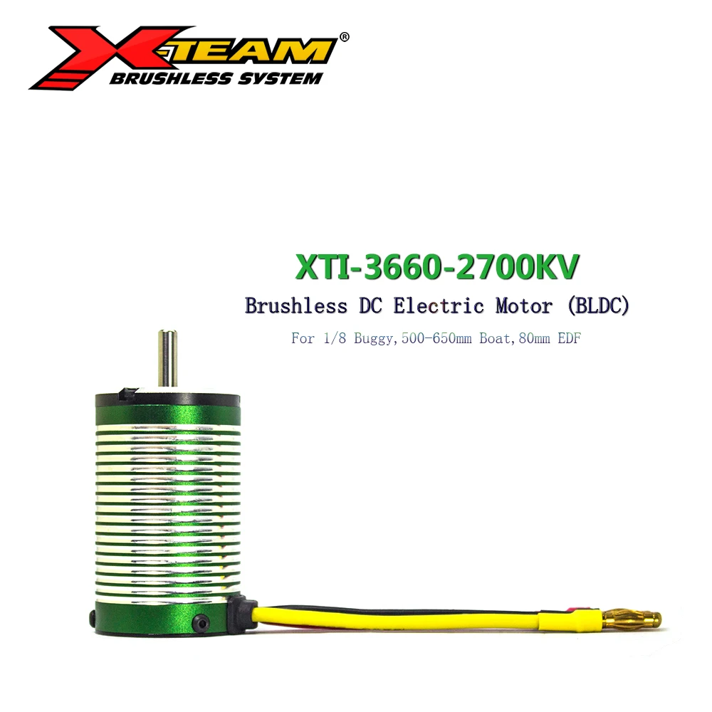 Бесщеточный мотор 3660 2700KV BLDC электромотор для 1/8 RC автомобиля багги 500 650 мм лодки 80