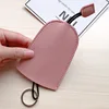 Fashion Pull Type Key Bag Solid PU Leather Key Wallets Housekeepers Car Key Holder Case New Leather Keychain Pouch ► Photo 2/6