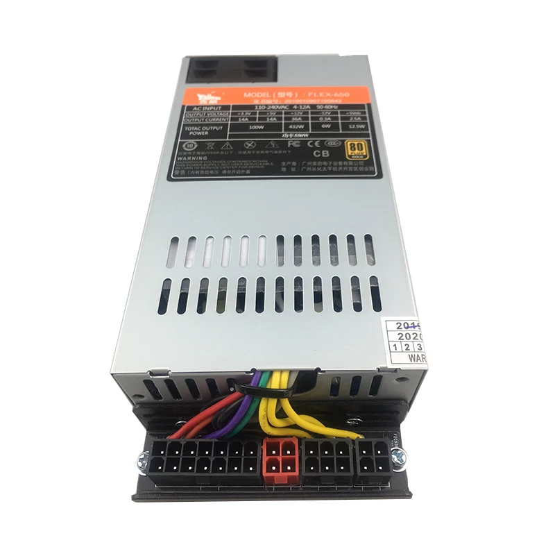 Mini Fonte de Alimentação Área de Trabalho de 550w 110v 220v Totalmente Modular Psu Flex 550ww Psu Active Pfc 500w Atx Flex Fontes de alimentação para PC - Imagem 3