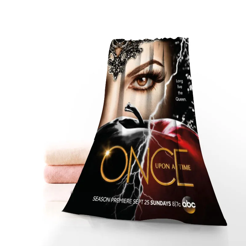 Once Upon a Time Towel Printed Cotton Face/Bath Towels Microfiber Fabric For Kids Men Women Shower Towels