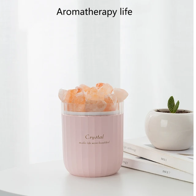 Portable Crystal Aromatheraphy Humidifier USB Wireless Aroma Essential Oil Diffuser Air Humidificador with Atmosphere Lamp Home Diffuseurs et Huiles essentielles 🎁 Idées Cadeaux Cocooning.net