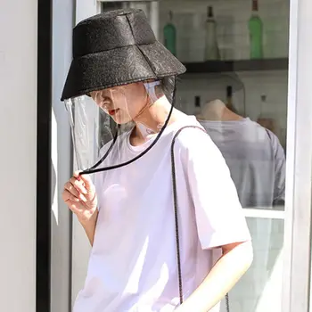 

Unisex Anti pollution Anti-fog Anti Droplet Spittle Dust-proof Protective Full Face Cover Mask Bucket Caps Hats Anti-uv Mask Sun