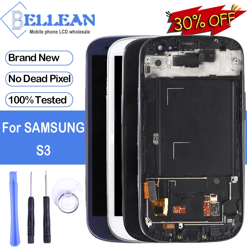 

Dinamico Discount 4.7inch For Samsung Galaxy S3 Lcd With Frame I9300 Lcd I9301 I9305 I9300I Display Touch Digitizer Assembly