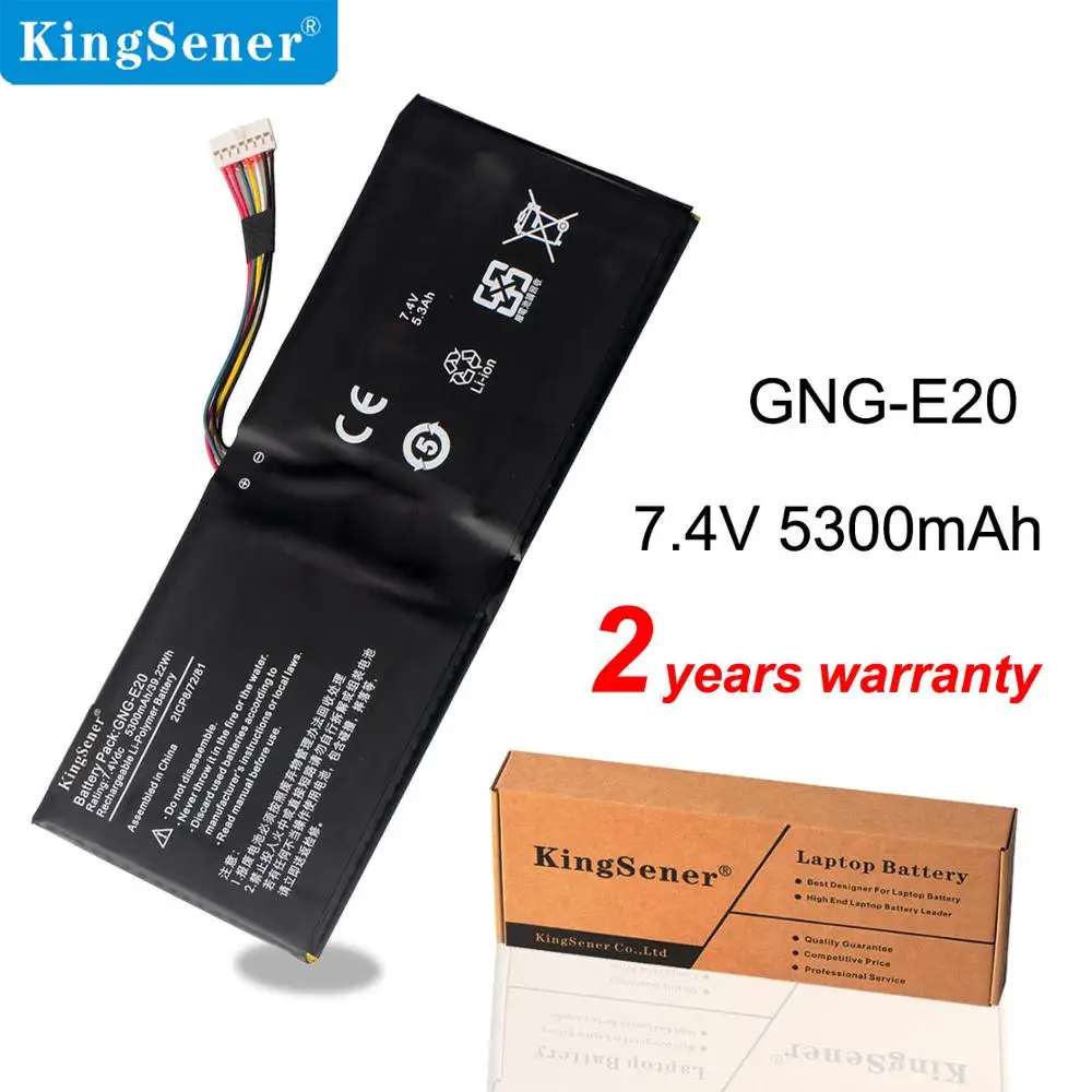 Аккумулятор Kingsener для ноутбука GIGABYTE Ultrabook U21MD GNG E20 2ICP8/7 4 39 22 Втч 5300 в 72/81