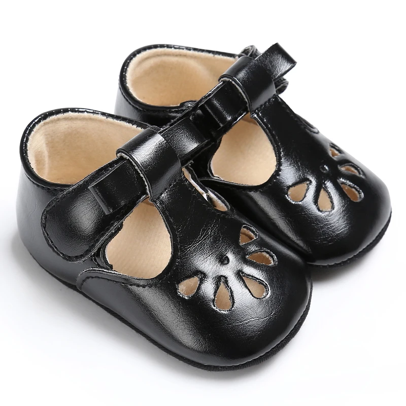 DANNEIS Leather Soft Sole Baby Toddler Shoes Hook Loop Newborn Girls Shoes First Walkers Princess Baby Shoes Moccasins
