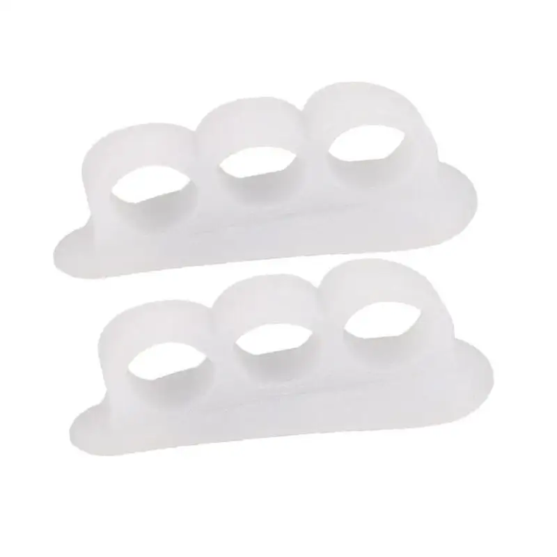 2 PCS/lot Hallux Valgus Orthopedic Gel Silicone Hammer Claw Toe Separator Correction Straightener Toe Overlapping Corrector