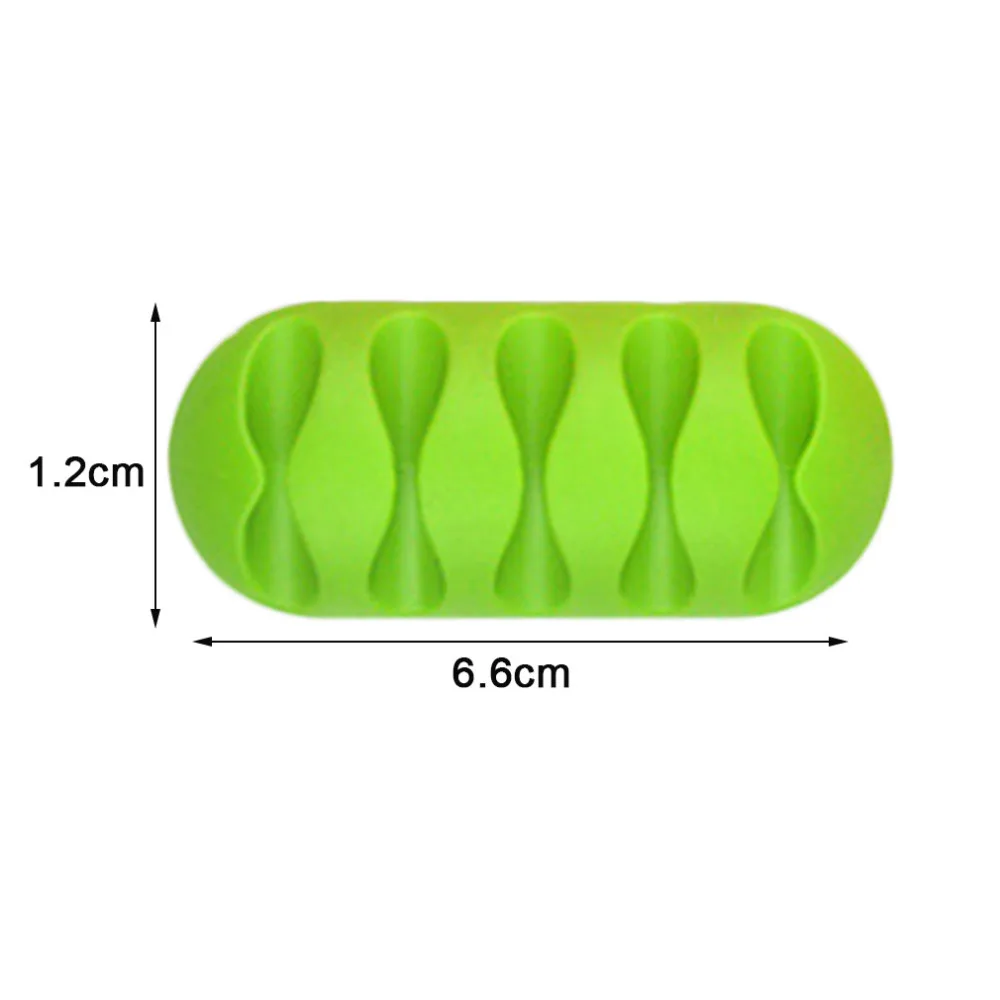 Многофункциональный 2 шт./компл. паста тип провода Держатель кабеля шнура 5 отверстий провода Органайзер кабели для наушников фиксатор строки делитель