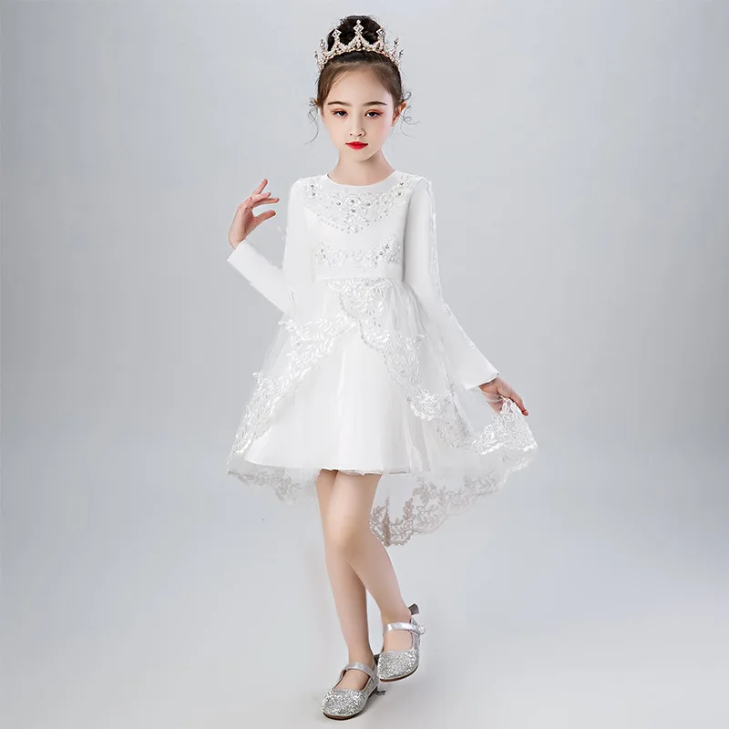 

2019 Autumn And Winter Long Sleeve Princess Dress New Style Hot Selling Bow Fairy Tutu Eaby