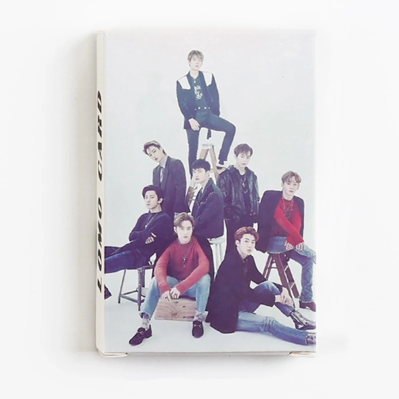 32Pcs/Set KPOP EXO CHANYEOL SEHUN Self Made Paper Lomo Card Photo Card Poster HD Photocard Fans Gift Collection