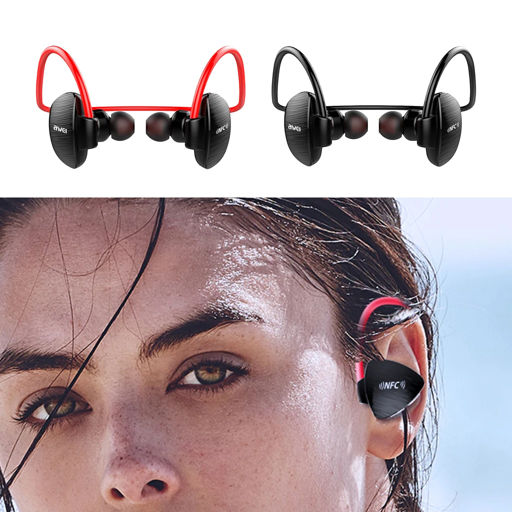 Sport Bluetooth 4.2 Stereo Earpiece Waterproof NFC Neckband Headset