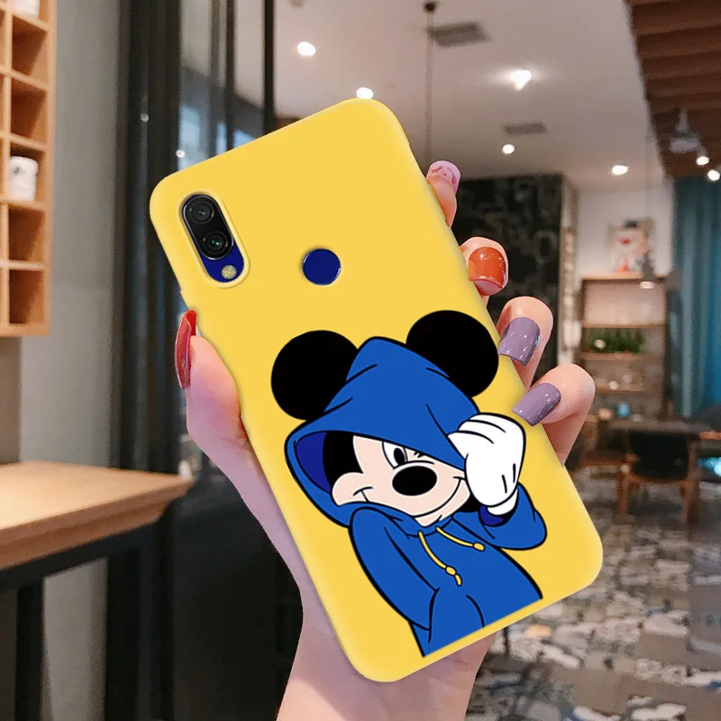 Разноцветный чехол для Xiaomi Redmi Note 4X4 5 6 7 8, чехол с милым Микки Маусом для Redmi Note 5 6 8 Pro, Мягкий защитный чехол из ТПУ - Цвет: TPUYLW011