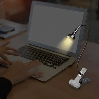 

DC 3-5V Eye-care Adjustable Clamp Desk Lamps USB Clip LED Clip-on Base Reading Lights Flexible Rotation Hose Studying Lamp