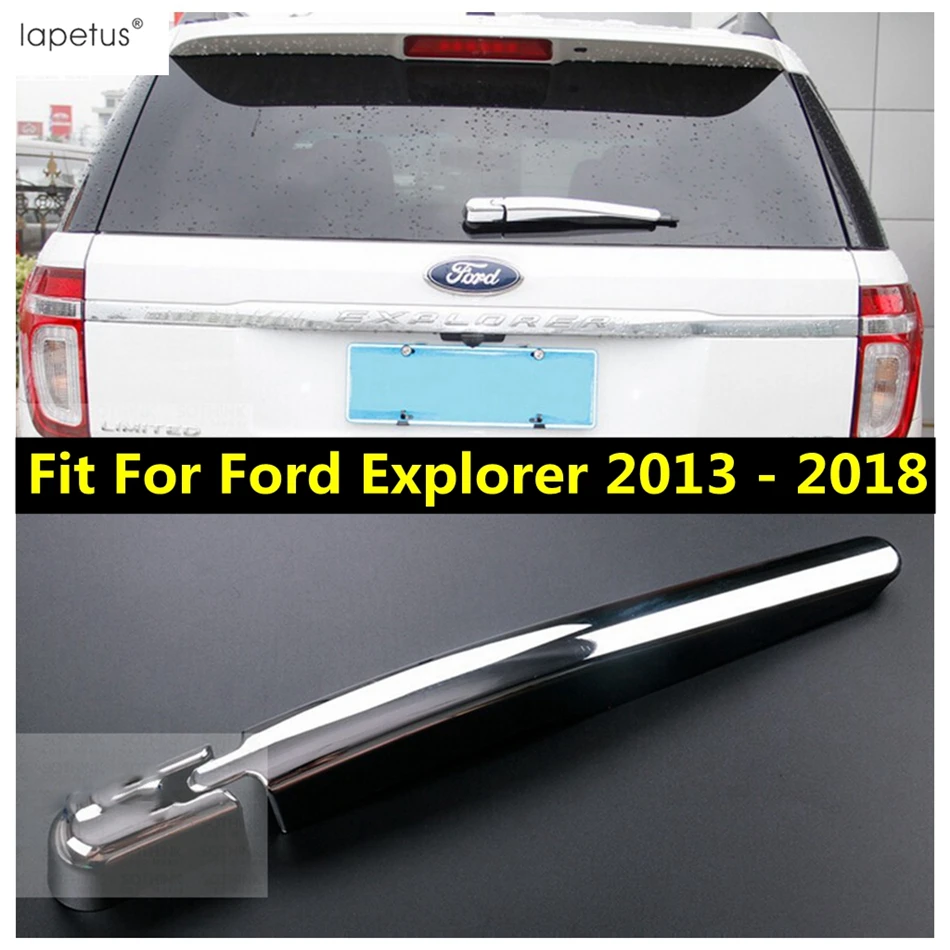 Chrome Rear Windshield Wiper Cover Trims For Ford Explorer 2020-2021 Accessories