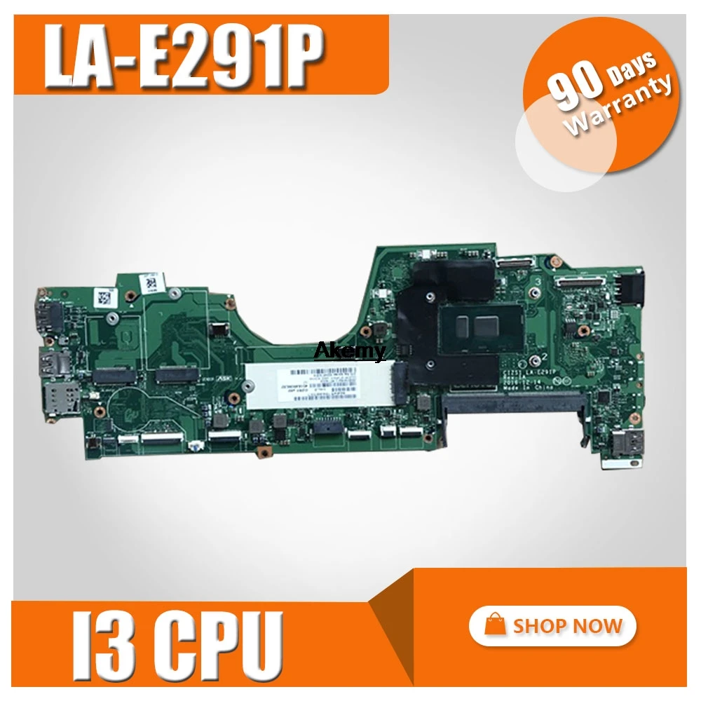 

AKEMY LA-E291P REV 1A Main Board Fit for Thinkpad YOGA 370 motherboard DDR4 CPU I3-7100U