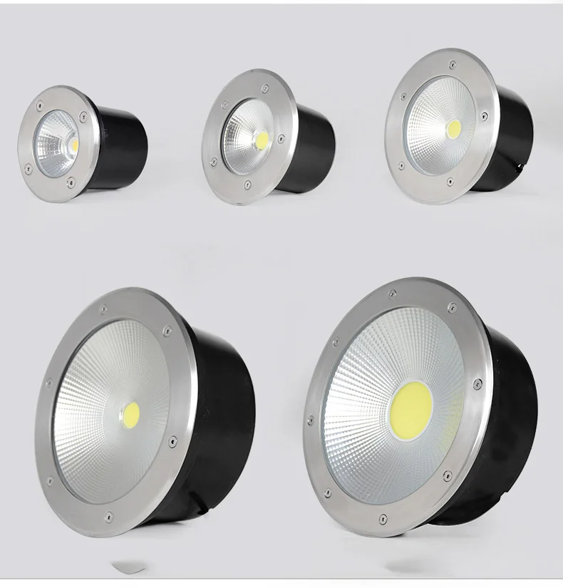 Waterproof LED Garden Buried AC110v 220v Outdoor Recessed Deck Light Underground Lamp Sidewalk DC12V garden decoration lamps led underground light led deck lights