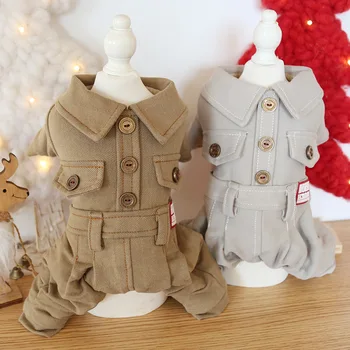 

Spring Pet Dog Clothes For Dogs Overalls Pet Jumpsuit Puppy Cat Clothing For Dog Coat Thick Pets Dogs Clothing Chihuahua York