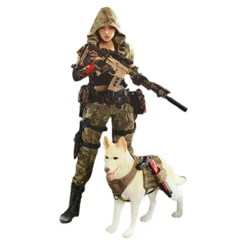 

1/6 30cm Action Figure Model Doomsday War Series End War Death Squad U Umir With Dog Model Education Toy Gift For Children Kids