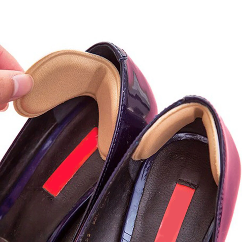Shoes Insoles Anti Slip Sticky Fabric Cushion Pads Feet Care Tools Protector For Back Heels Rubbing Heel Shoes Insoles Insert