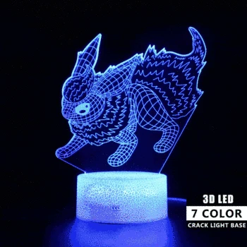 

Cartoon 3D Novelty Light Touch 3D Table Lamp Remote Control Led Light Bedroom Decoration Night Light Projection Lamp Kids Gifts