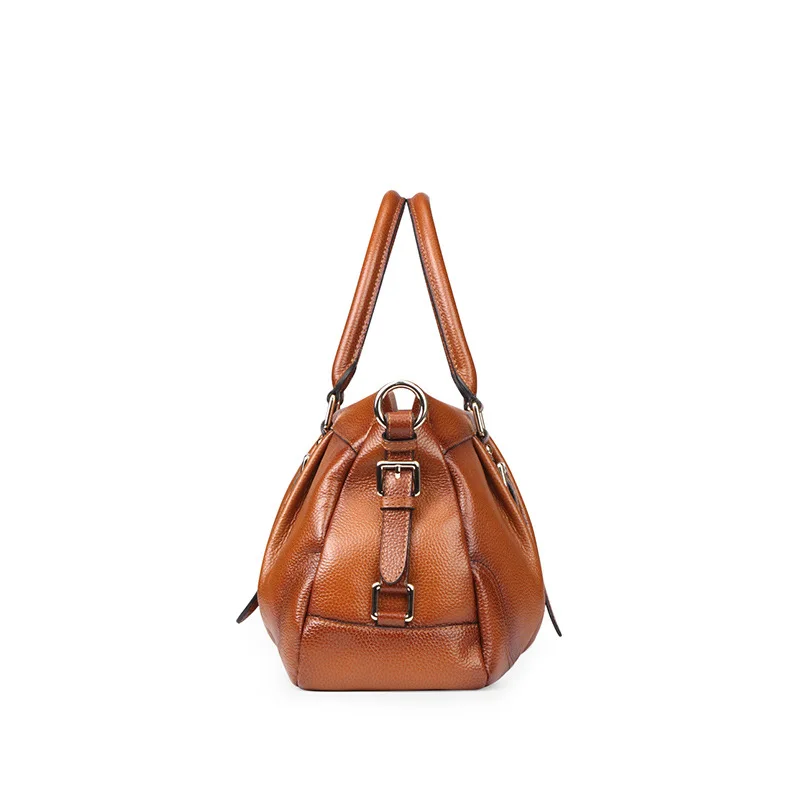 

Europe And America WOMEN'S Leather Bags 2019 Full-grain Leather Shoulder Bag Handbag Shoulder Bag