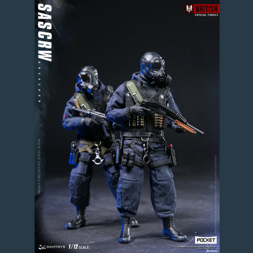 DAMTOYS 1/12th карман элитная Серия SAS CRW БРИЧЕР PES002 6 дюймов Коллекционные фигурки