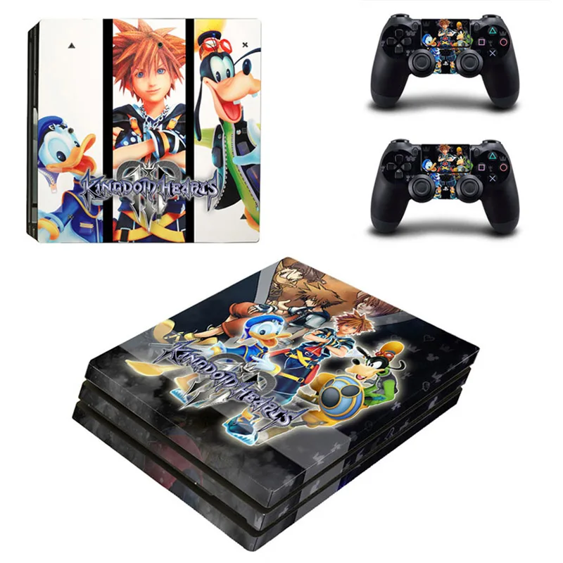 Kingdom Hearts 3 PS4 Pro стикер s Play station 4 Pro виниловые наклейки на кожу Pegatinas для playstation 4 Pro консоль и контроллер