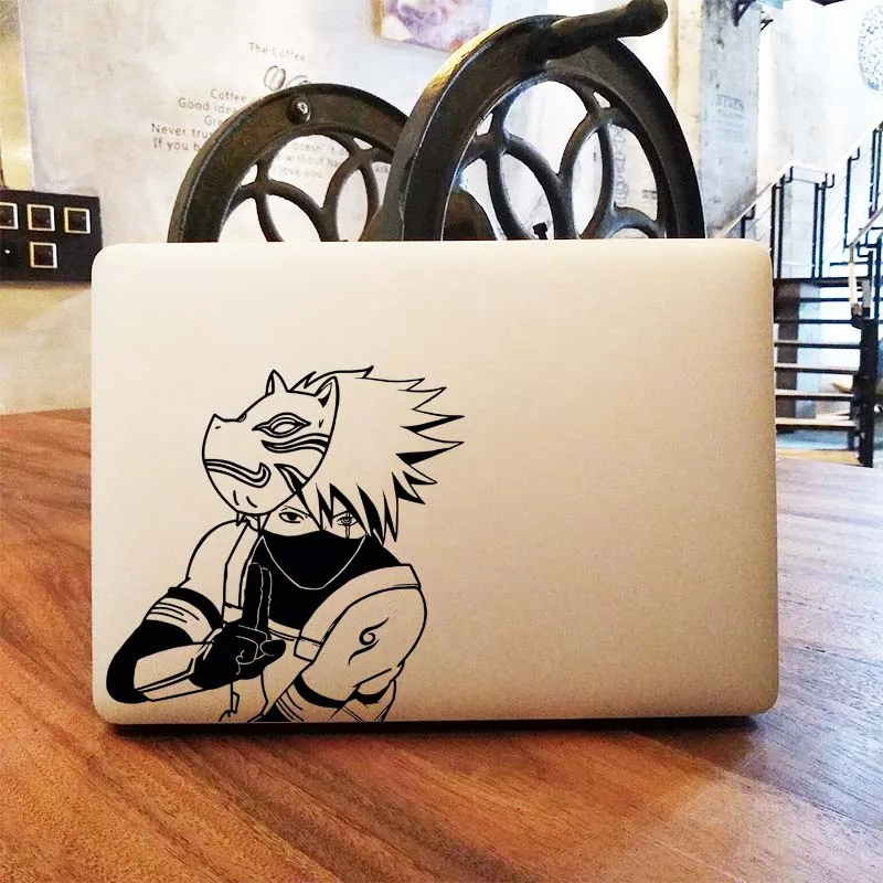 Хатаке Какаши аниме ноутбук наклейка для Macbook Pro Air retina 11 12 13 14 15 дюймов Наруто Dell Mac Book Mi Ноутбук кожа